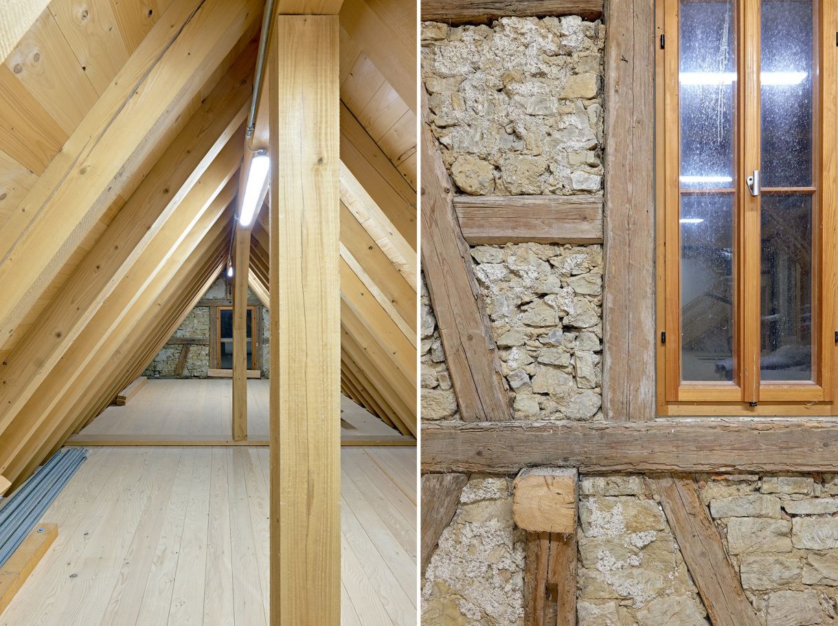 Duffner blockbau holzhaus umbau tuebingen © helmuth scham 23