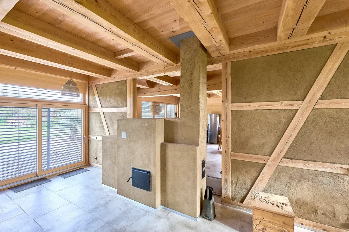 Duffner blockbau lehmofen lehmbau rottenburg © helmuth scham 07