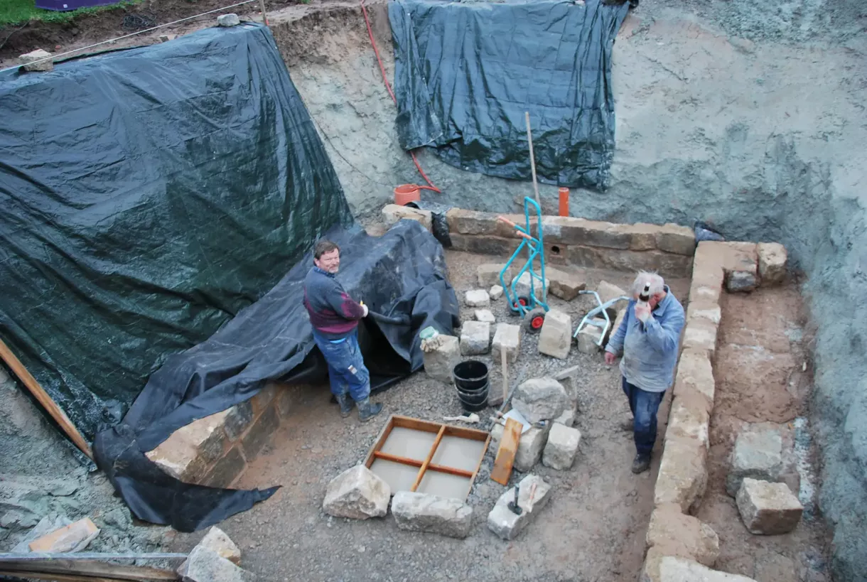 Duffner blockbau holzhaus innenausbau naturkeller © helmuth scham 04