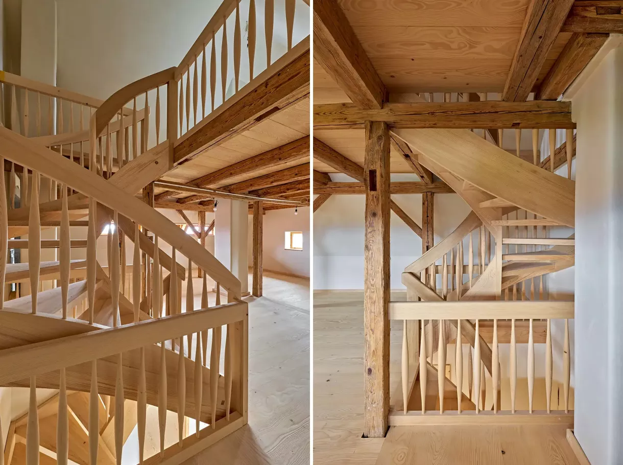 Duffner blockbau holzhaus umbau tuebingen © helmuth scham 15