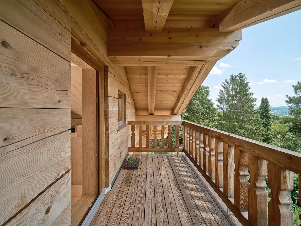 Duffner blockbau holzhaus aargau schweiz © helmuth scham 0145