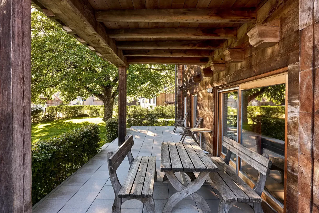 Duffner blockbau holzhaus thurgau pferdehof © helmuth scham 0079