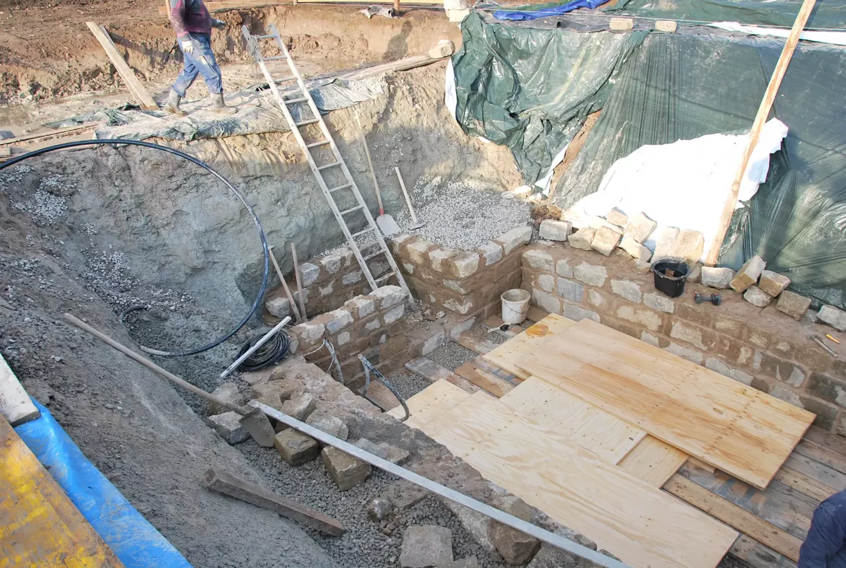 Duffner blockbau holzhaus innenausbau naturkeller © helmuth scham 05