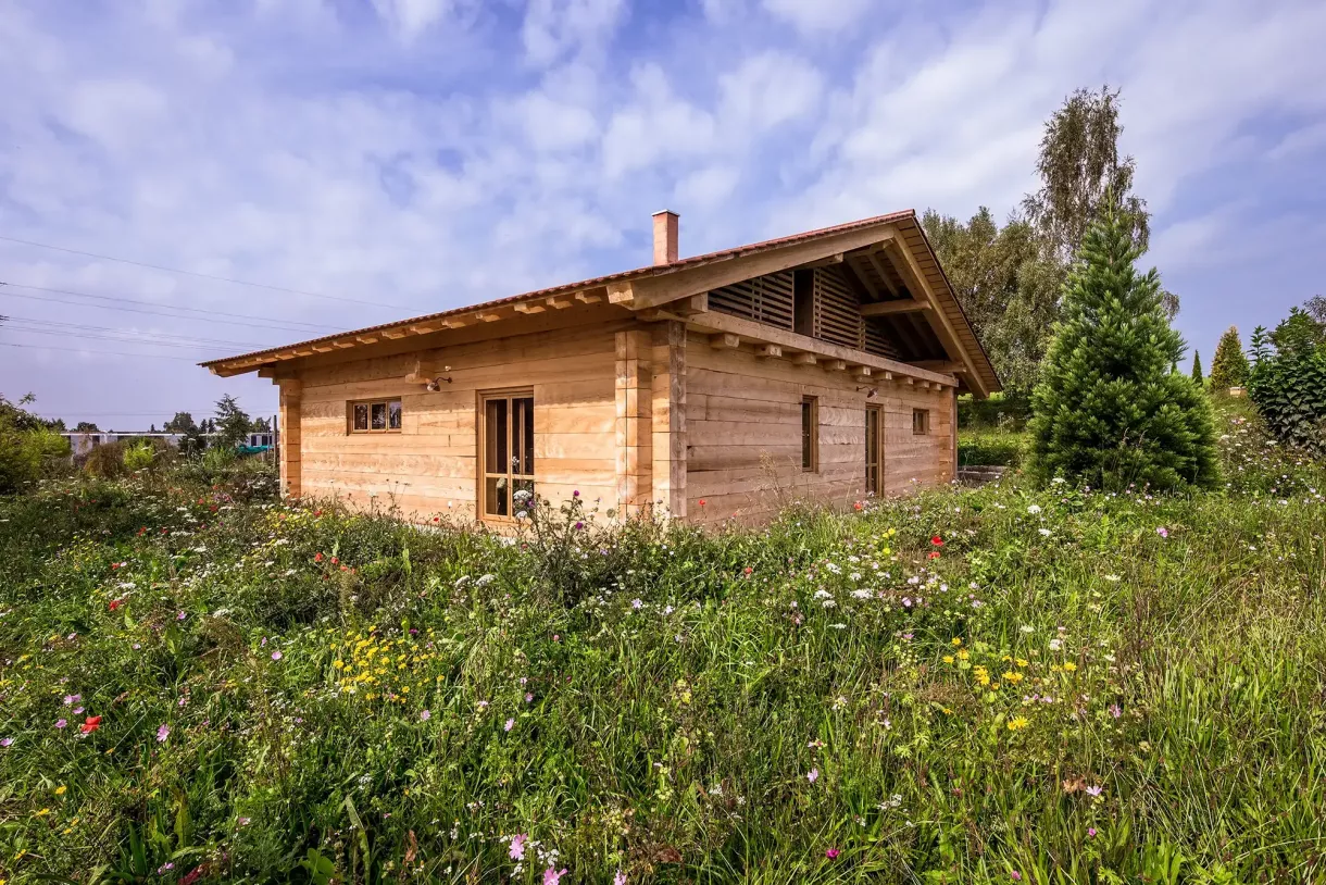Duffner blockbau holzhaus mit naturkeller bayern © helmuth scham 010