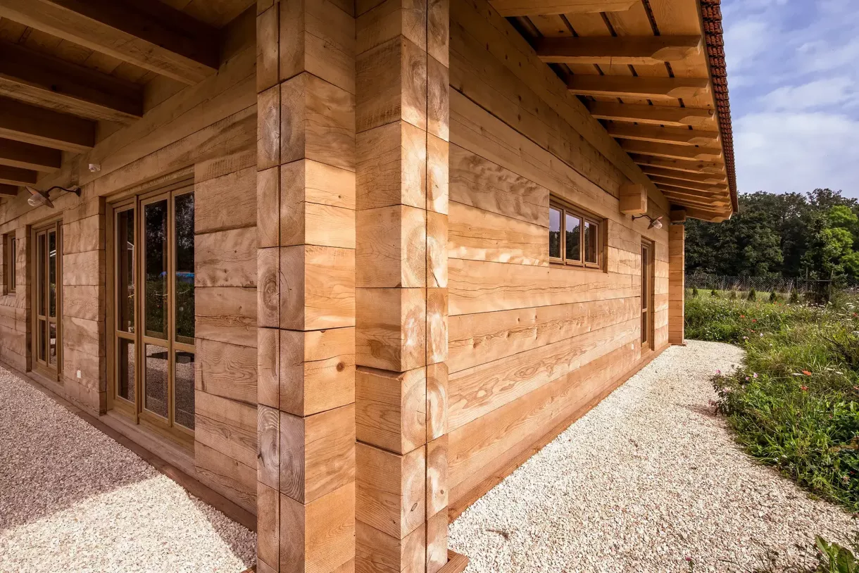 Duffner blockbau holzhaus mit naturkeller bayern © helmuth scham 023