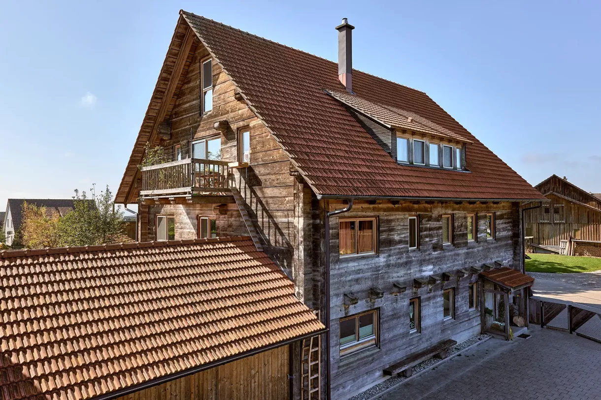 Duffner blockbau holzhaus thurgau pferdehof © helmuth scham 0017