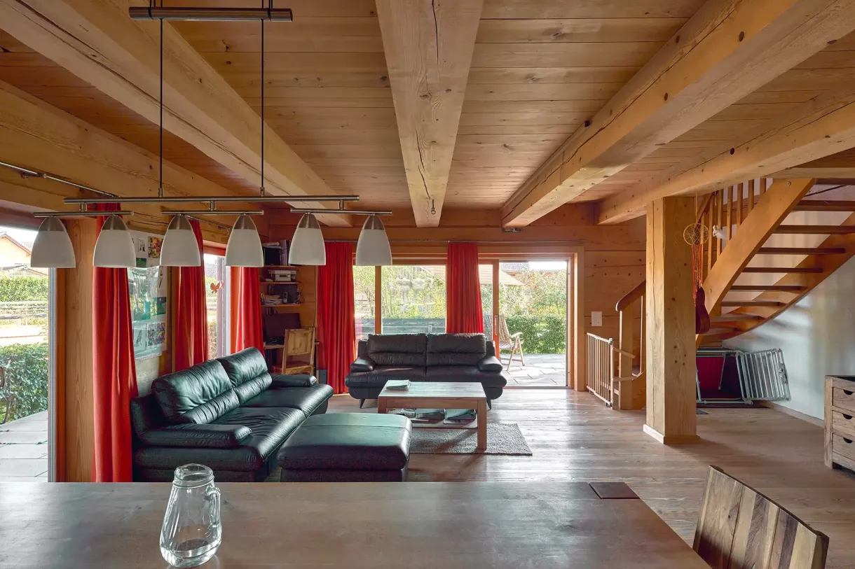 Duffner blockbau holzhaus thurgau pferdehof © helmuth scham 0233