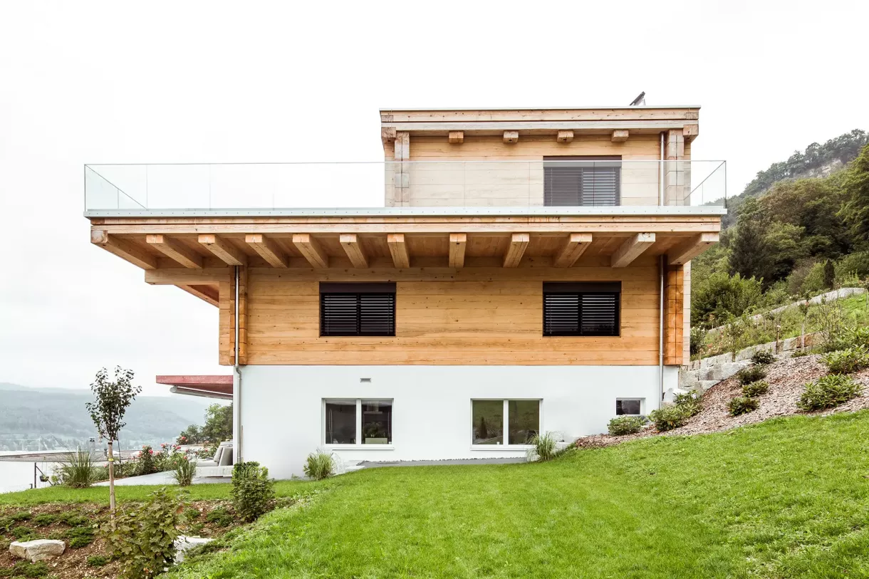Duffner blockbau holzhaus westschweiz © helmuth scham 07